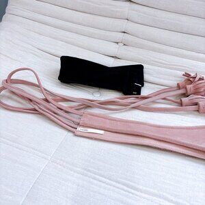 BRAND NEW MAJE BELT, WITH BLACK SUIT BELT